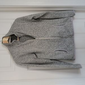 Eddie Bauer Gray Zip Up Jacket Size Small